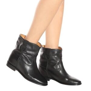 Isable Marant Etoile Cluster Leather Ankle Boots Size EU 39